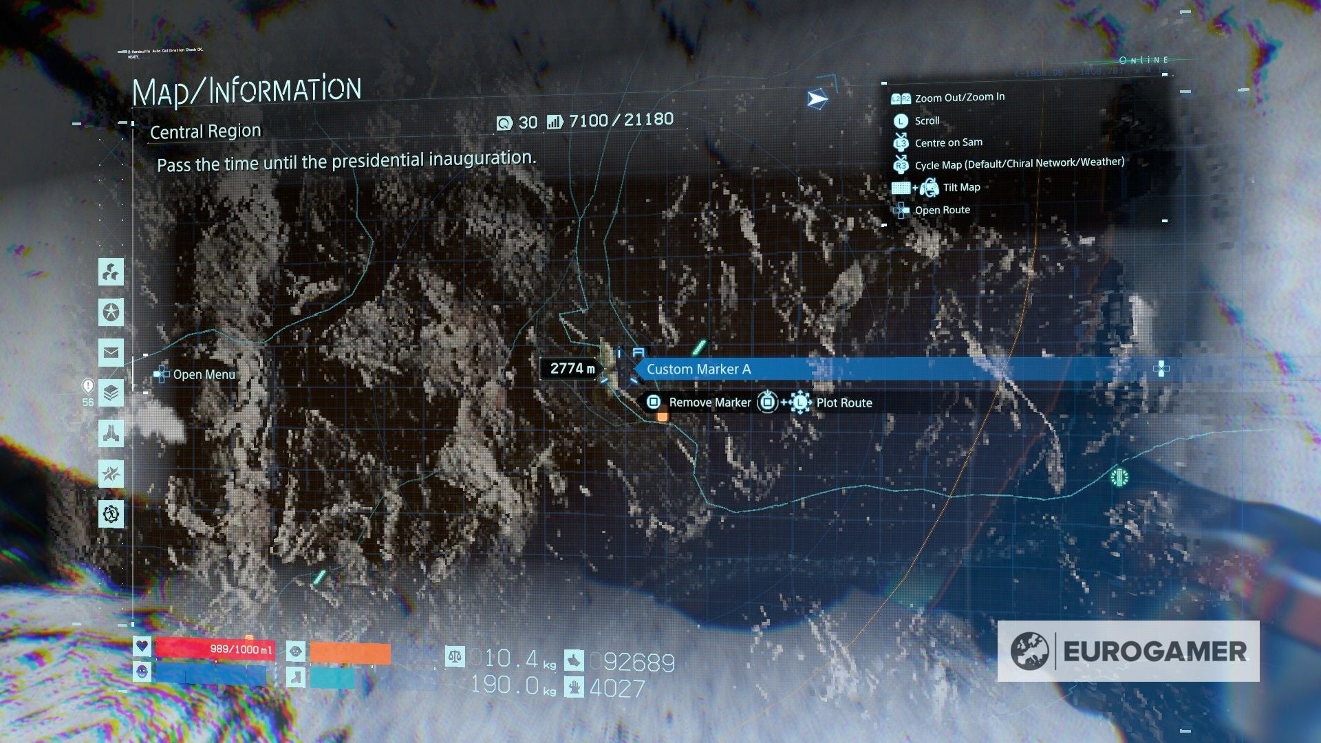 Death Stranding Memory Chip locations What 'glowing' objects mean and